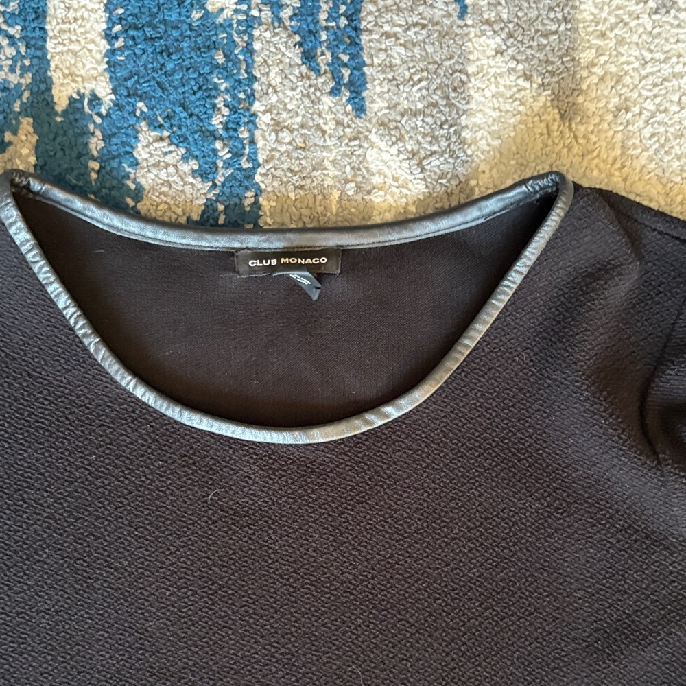 Club Monaco Black Mini Dress